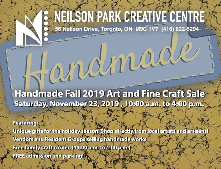 Neilson Park 2019 Homemade Art & Craft Sale